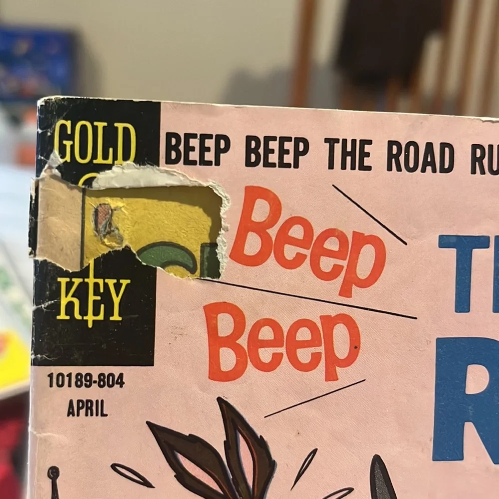 Vintage Beep Beep The Roadrunner Gold Key Comic Book April 1968